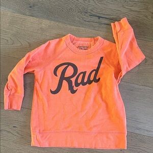 Prefresh Kids Bright Orange Rad Sweatshirt